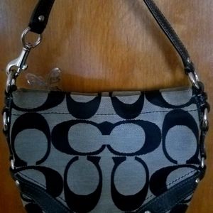 Authentic Signature small Coach purse